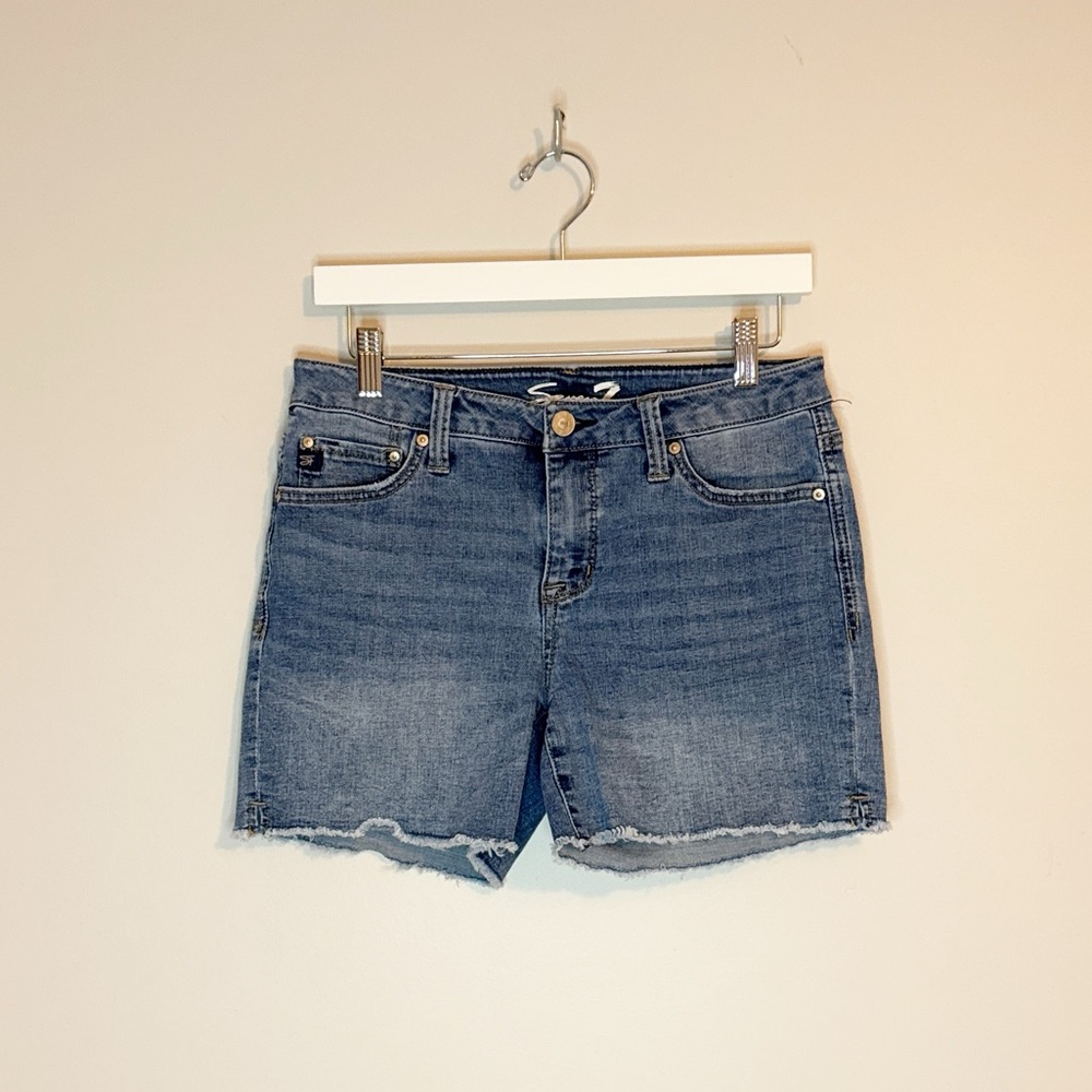 Lightly Distressed Weekend Shorts